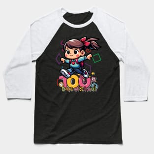 100 Days Of School Baseball T-Shirt